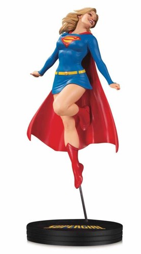 Supergirl statue cover girls - supergirl,