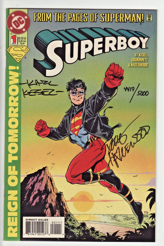 Superboy signed kesel - #1,